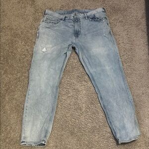 Light Blue Distressed Jeans